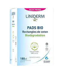 Serviettes bio rectangles de coton 180 unités