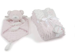 Couverture bubble avec doudou ours