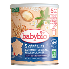 5 Céréales Camomille, Verveine, Fleur d'oranger 220G