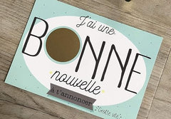 Carte à gratter « Tu vas être Papa »