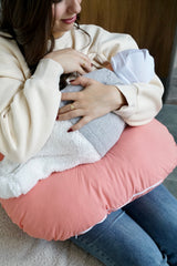 Coussin d'allaitement beige