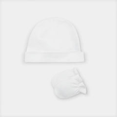 Ensemble bonnet et moufles