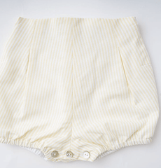 Culotte short jaune rayé