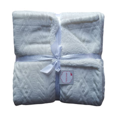 Couverture tricot mouton