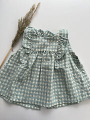 Haut avec volants carreaux