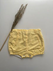 Culotte short jaune