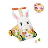 Chariot Multi-Activités Lapin en bois