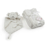 Couverture bubble avec doudou ours