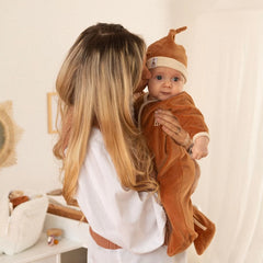 Pyjama Camel en velours Sophie la Girafe - 3 mois