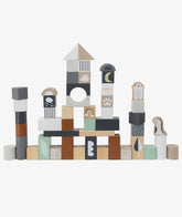 Set de blocs en bois 50 pcs