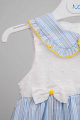 Haut à volants carreaux