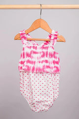 Haut à volants carreaux