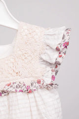 Haut à volants carreaux