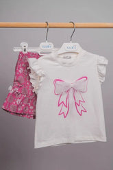 Haut à volants carreaux