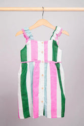 Haut à volants carreaux