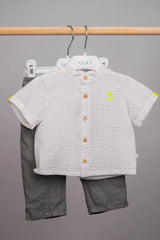 Haut à volants carreaux