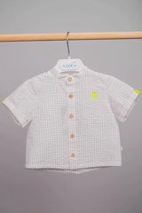 Haut à volants carreaux