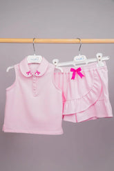 Haut à volants carreaux