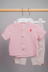 Haut à volants carreaux