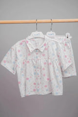 Haut à volants carreaux