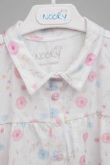 Haut à volants carreaux