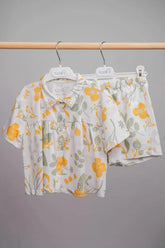 Haut à volants carreaux