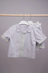 Haut à volants carreaux