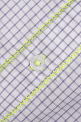 Haut à volants carreaux