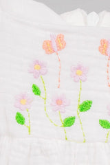 Haut à volants carreaux