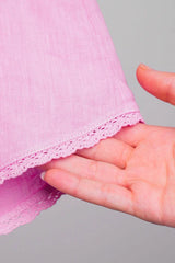 Haut à volants carreaux