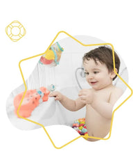 Jouets de bain rigolos splash (x10)