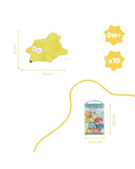 Jouets de bain rigolos splash (x10)