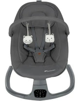 Balancelle bébé automatique et transat melilo - Gris graphite