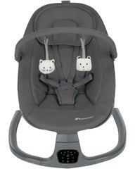Balancelle bébé automatique et transat melilo - Gris graphite
