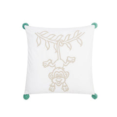 Coussin brodé de la marque Aratextil en vente chez Urban Baby à Rabat au Maroc