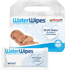 Lingettes WaterWipes Classiques Value Pack 4x60