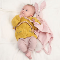 Lange avec tête de lapin Rose