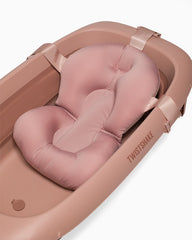 Pack baignoire avec coussin et rince cheveux - Rose