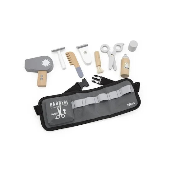 Coffret de barbier en bois