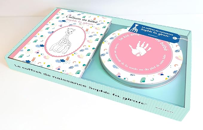 Le coffret de naissance empreinte Sophie la girafe