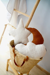 Coussin Nuage Bouclette Terracotta