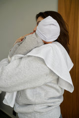 Sweat d'allaitement et grossesse Gris chiné L
