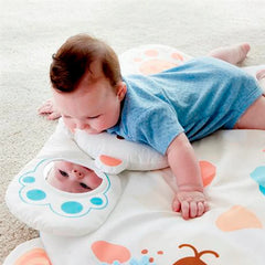 Tapis d'activités ourson calin avec arche en bois