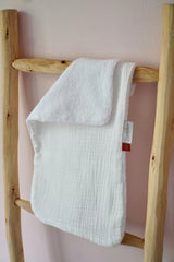 Serviette de Rot Bavoir d'épaule Gaze Blanc