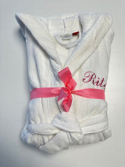 Peignoir Serviette Velours 9 - 10 ans