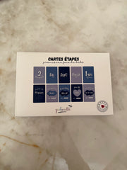 Cartes étapes - premières fois de bébé