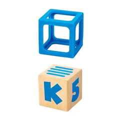 Blocs en bois et silicone empilables