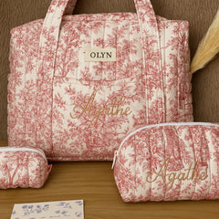 Sac weekend Toile de Jouy