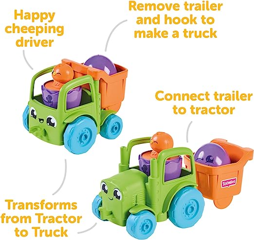 Toomies Tracteur transformable 2 en 1