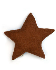 Coussin Etoile Bouclette Terracotta